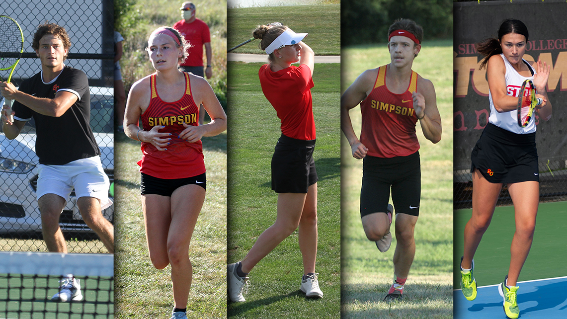 Aaron Price, Lara Kallem, Hannah Mulligan, Noah Nelsen and Kennedi Wright