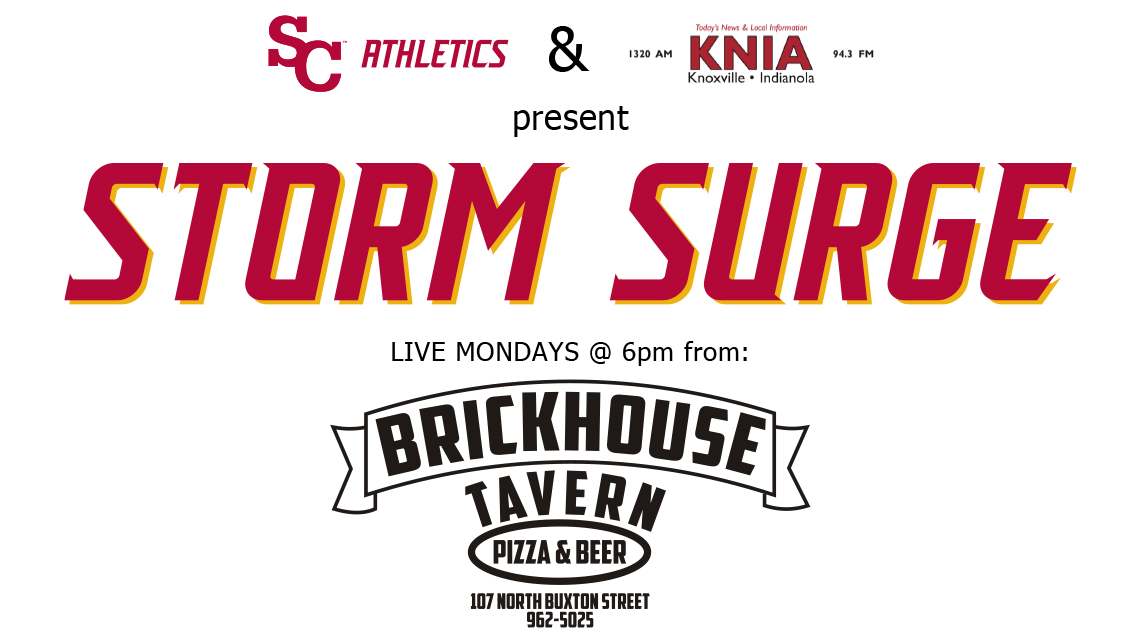 Simpson Athletics Department, KNIA partner to present Storm Surge