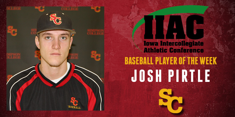 Pirtle named IIAC Player of the Week