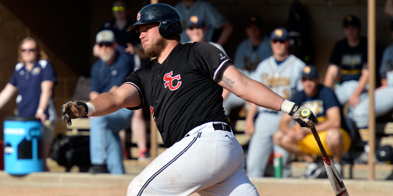 Smith homers twice in 10-6 win, Storm stay alive at IIAC Tourney