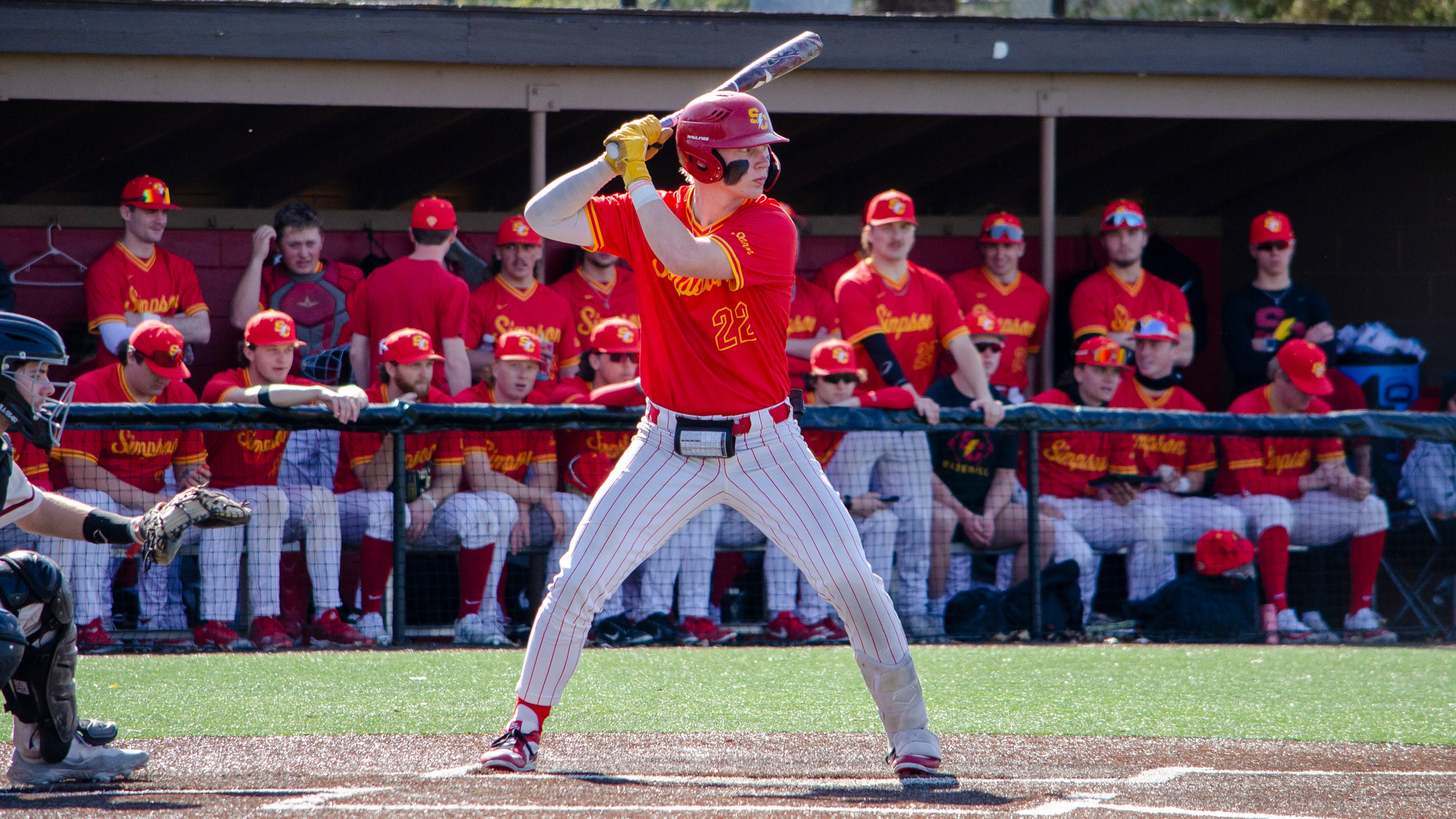 Freshman Drew Carlson (photo by Morgan Rosenbeck)