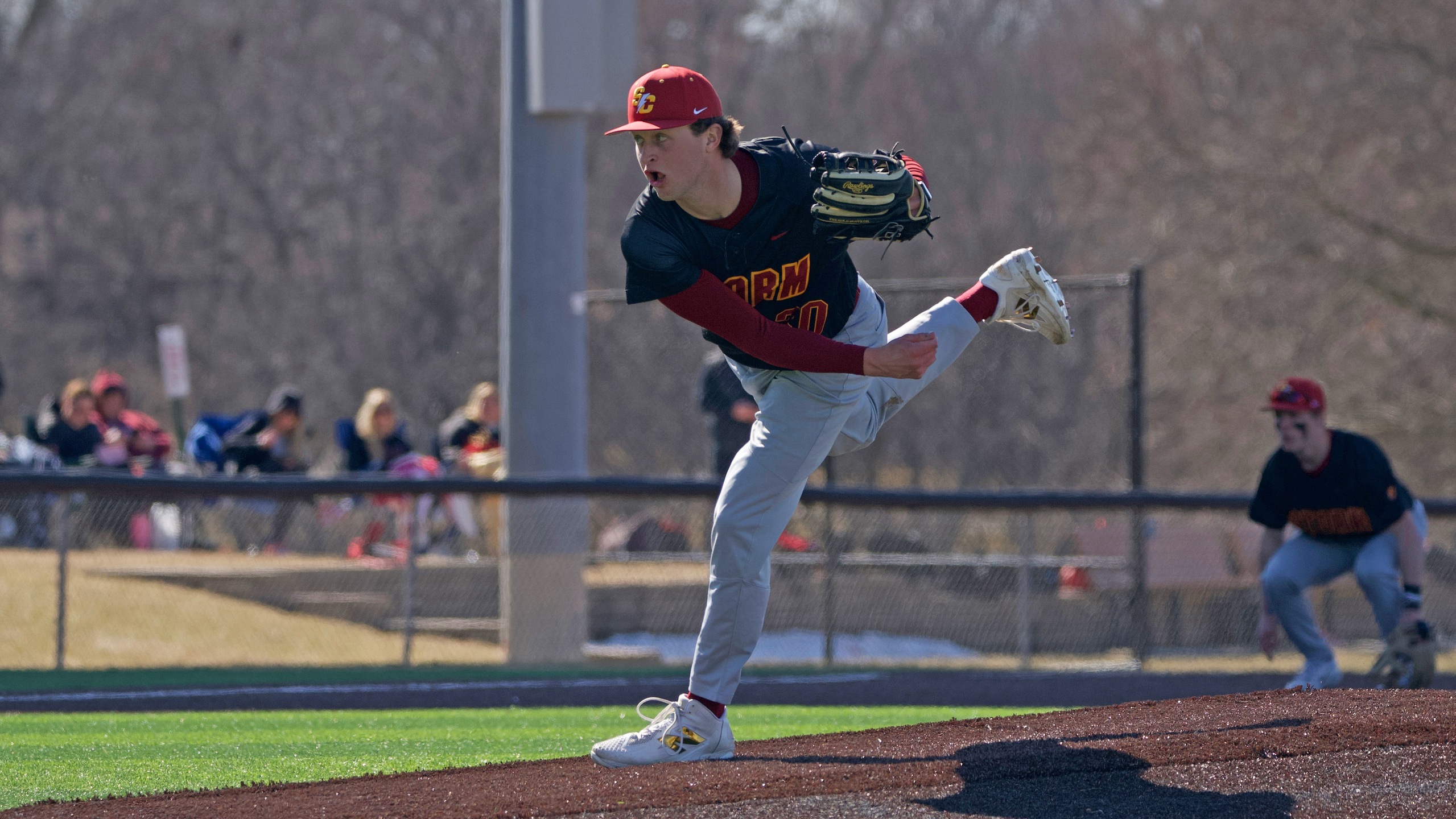 Senior Eli Feekin (photo by Frank Novak)