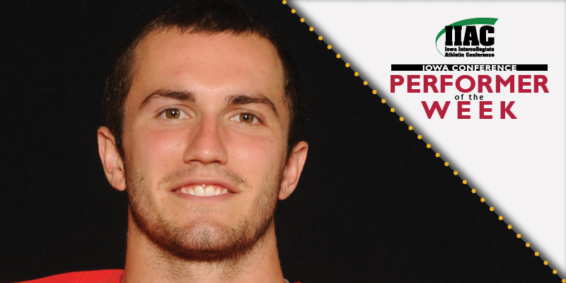 Vogel named IIAC Performer of the Week