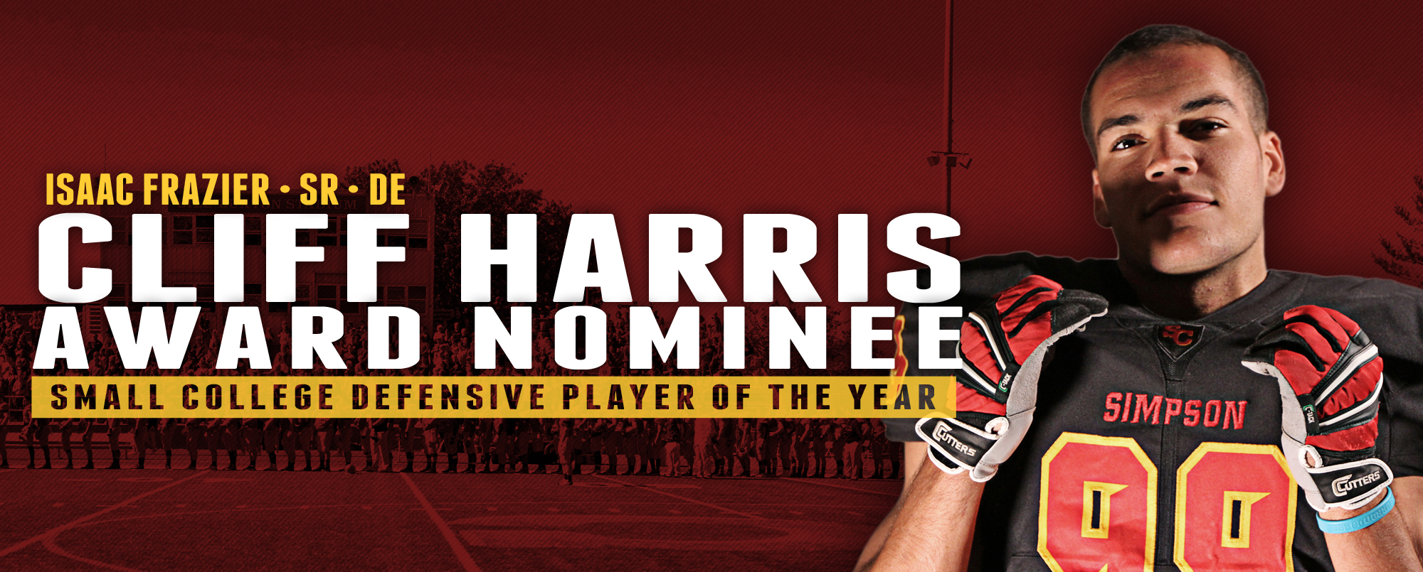 Frazier nominated for defensive player of the year award