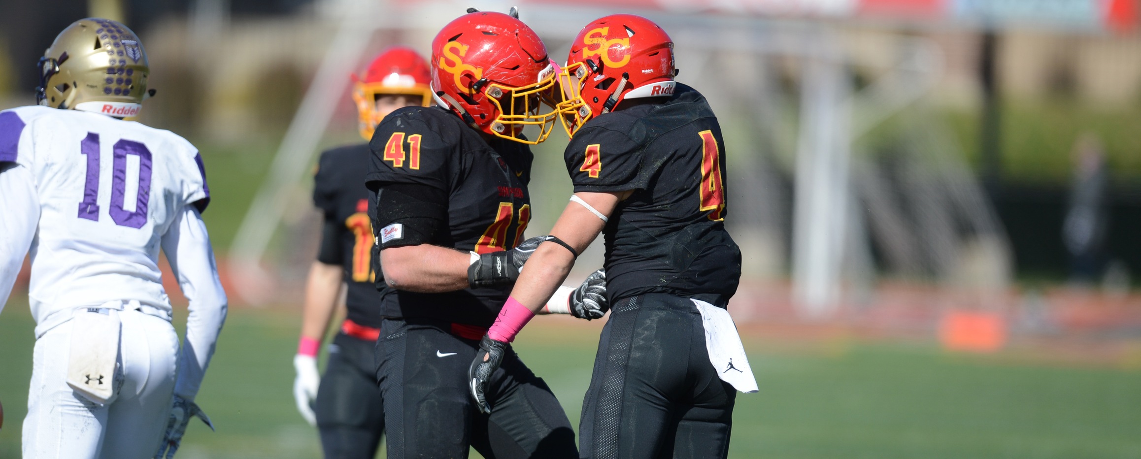 Joe Weppler (41) and Brendan Holmes (4)