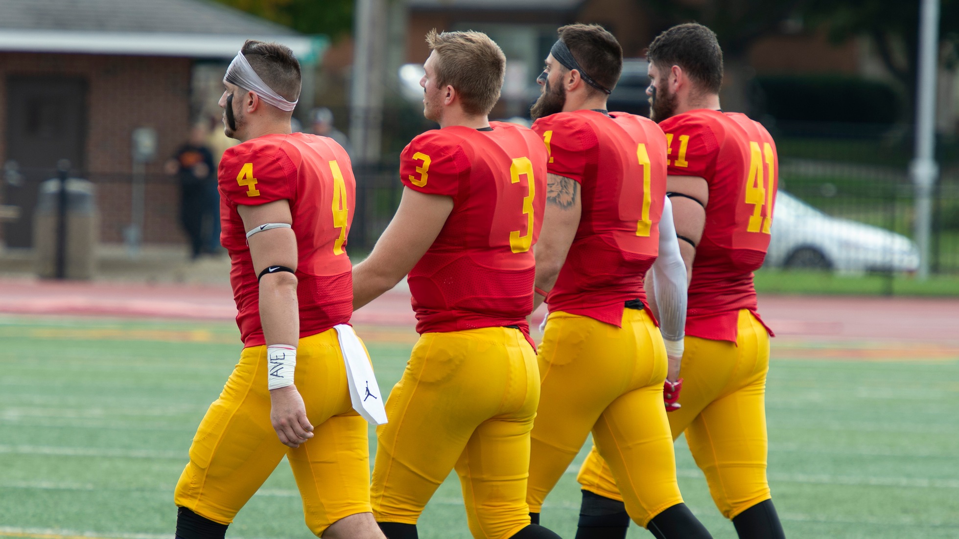 From left: Brendan Holmes, Tanner Krueger, Sam Bartlett, Joe Weppler.