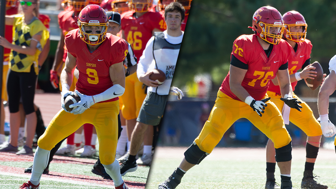Seniors Joe McNally (L) and Mason Spree (R)