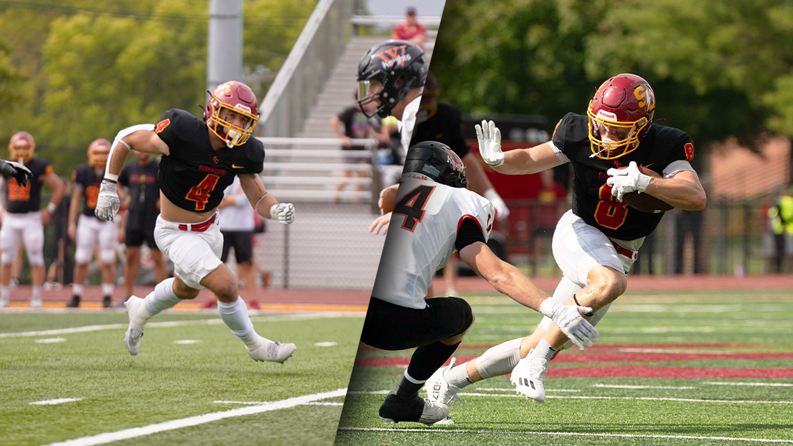 L to R: CJ Hangartner and Reed Worth (photos by Frank Novak)