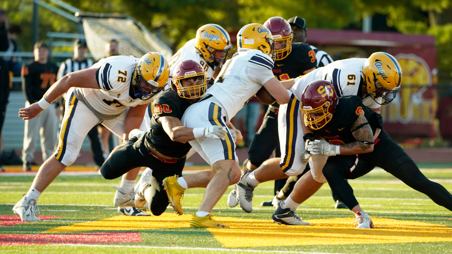 Freshman JJ Martin-England (photo by Frank Novak)