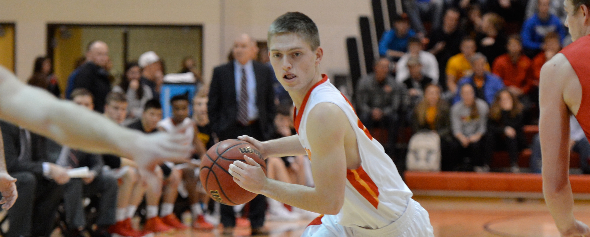 Jamie Montgomery scored 13 points off the bench in the Storm's 100-89 loss at Buena Vista on Monday. Simpson nearly erased a 23-point deficit in the loss.