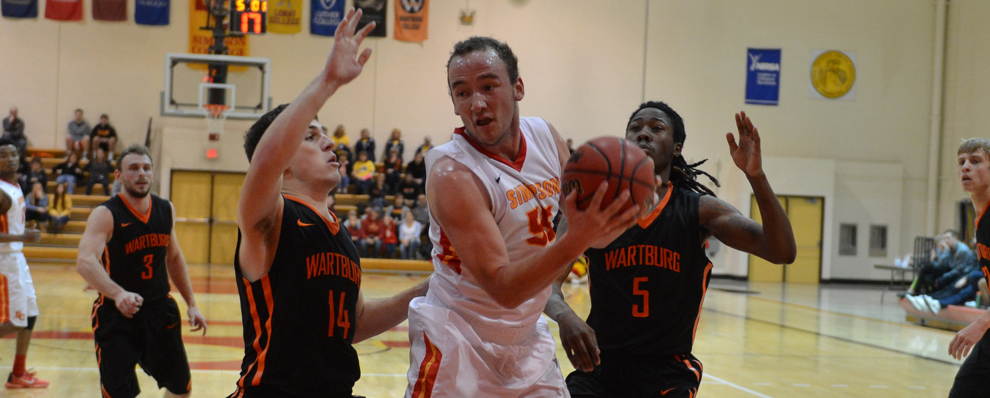 Amsbaugh, big second half power Storm to win over Wartburg