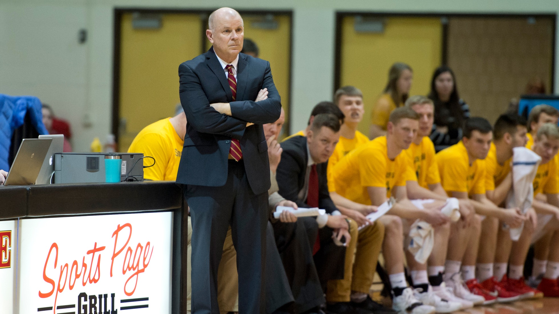 Head coach Brad Bjorkgren