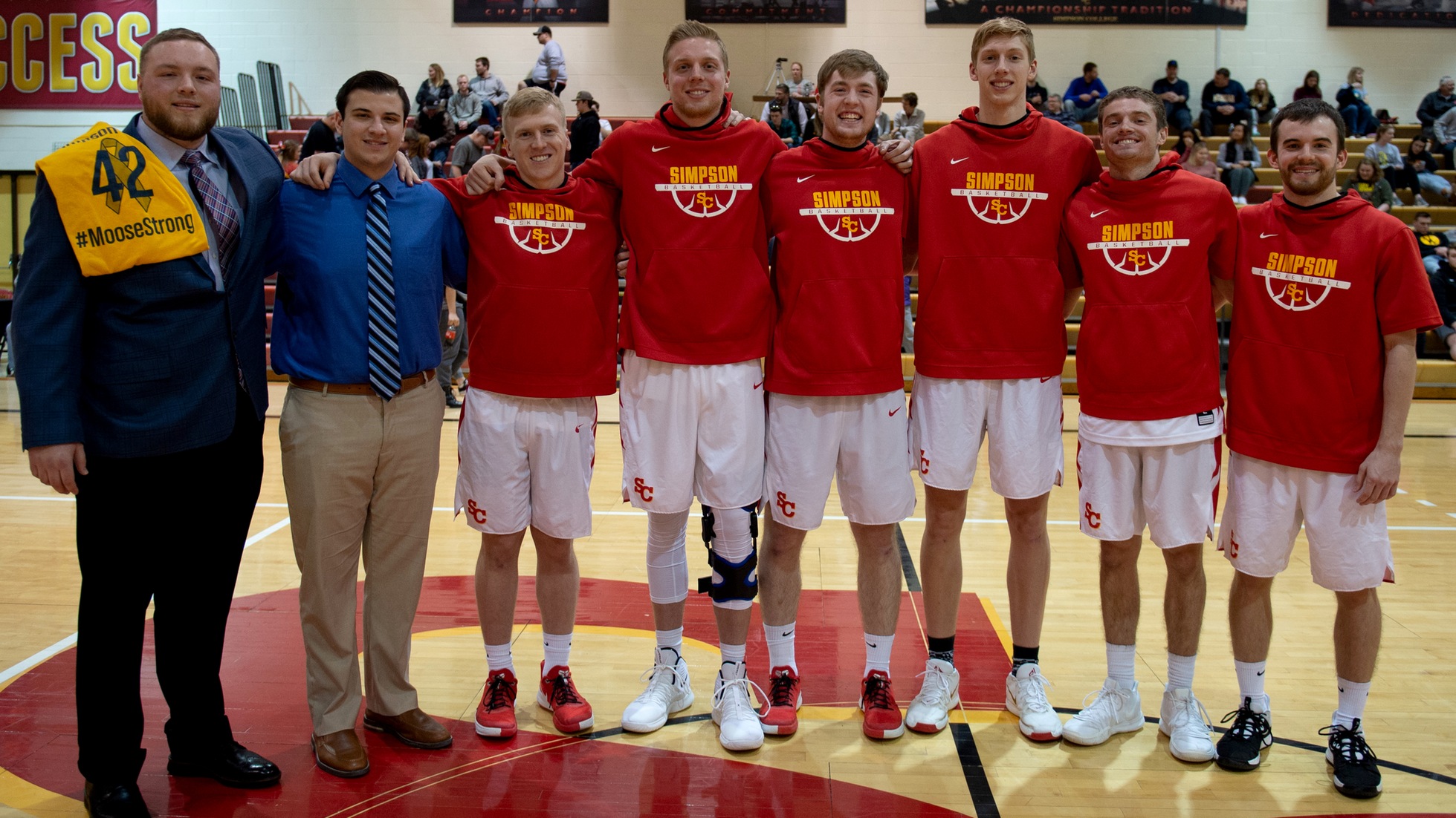 Gable Johnson, Ben Bjorkgren, Jared Bacon, Kenton Thoms, Kyle Wagner, Adam Reiter, Conor Riordan and Nick Janssen