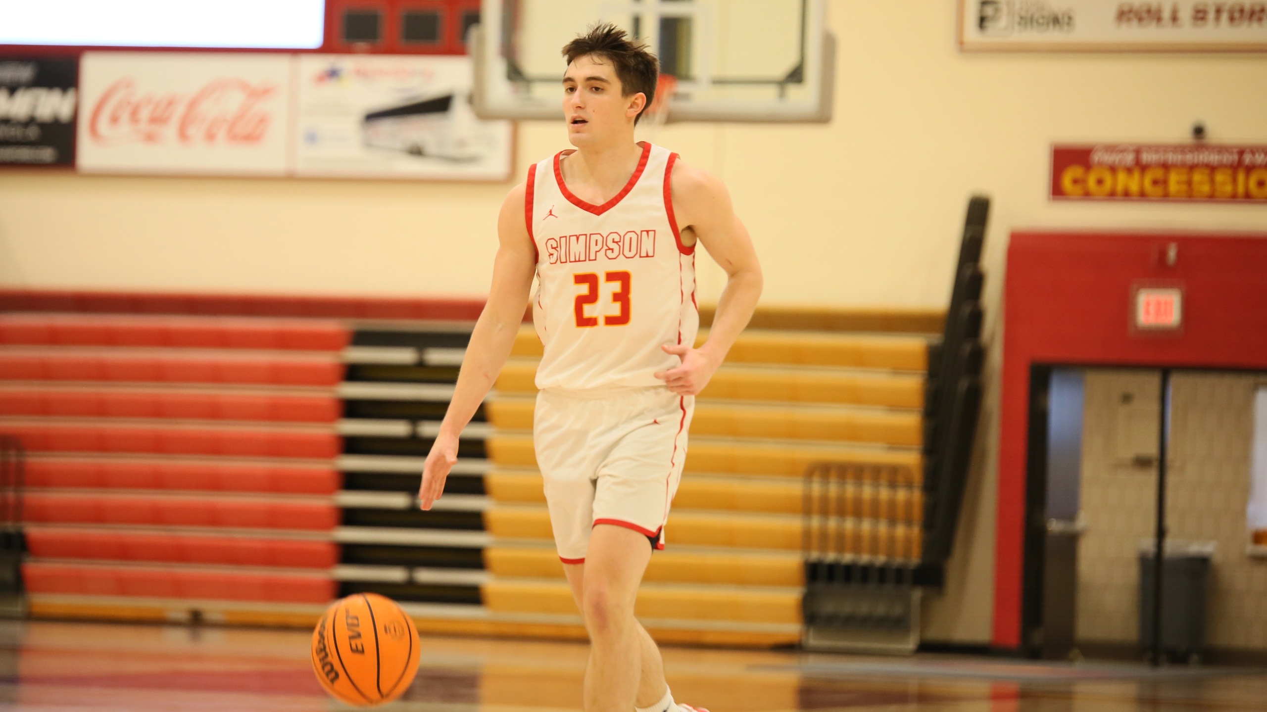 Senior Andrew Curran (photo by Jared Oosterhuis)