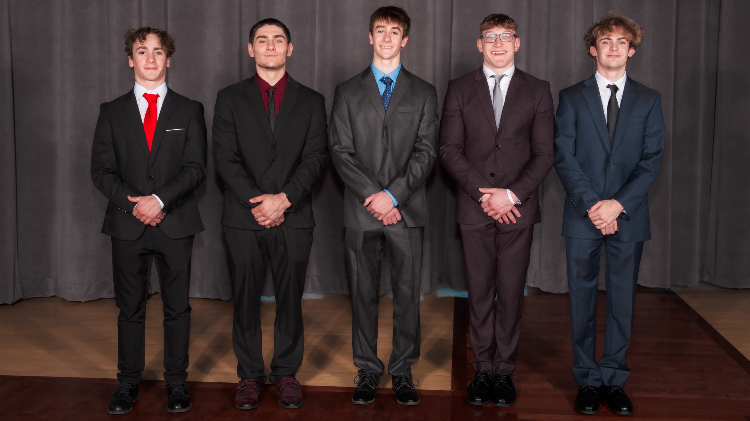 L to R: Milo Staley, Michelangelo Villani, Alex Catchpole, Brian Rollison, Jake Smith (photo by Skyler Schmitt)