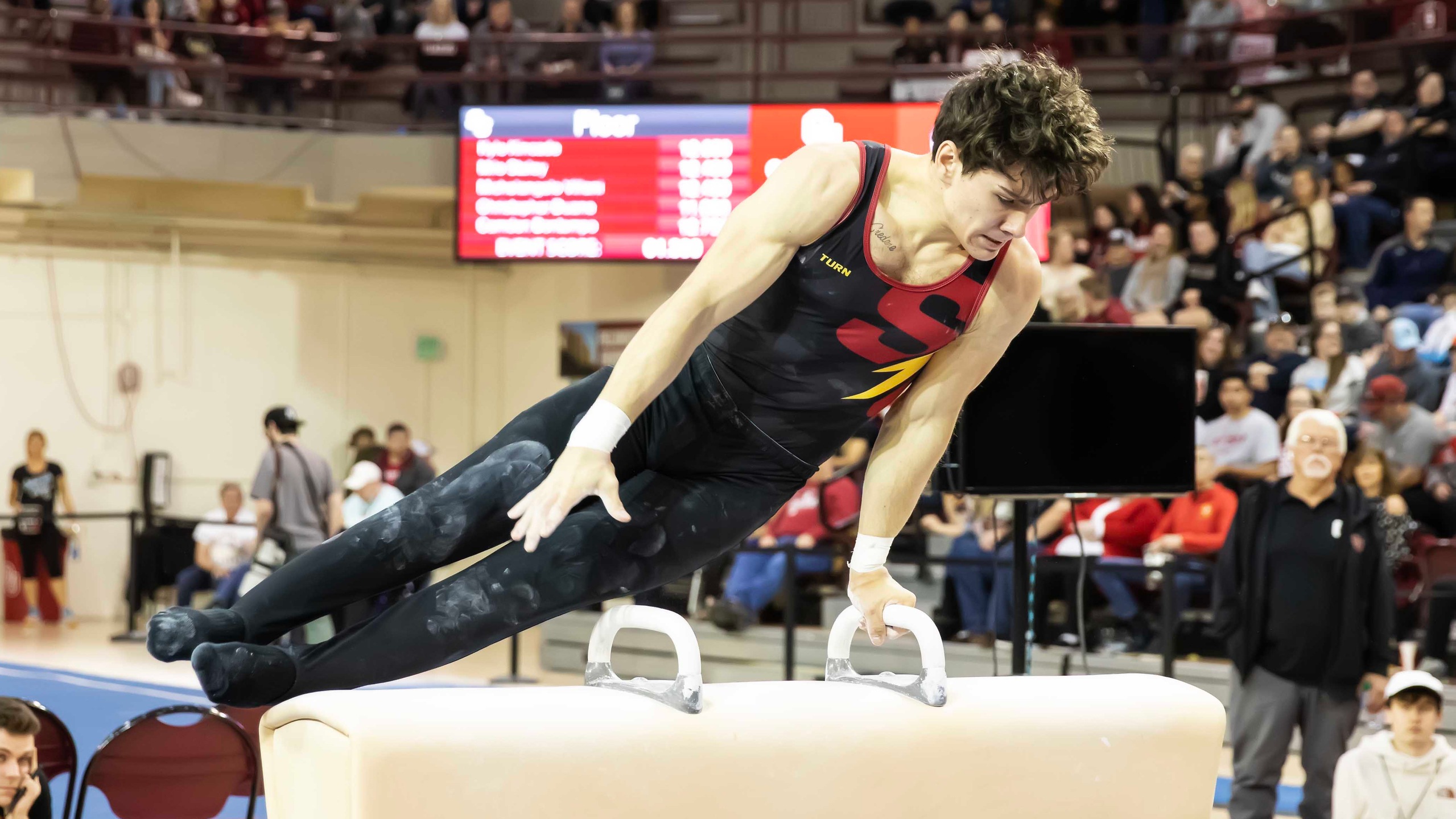 Sophomore Michelangelo Villani (photo by Roland Barrett)