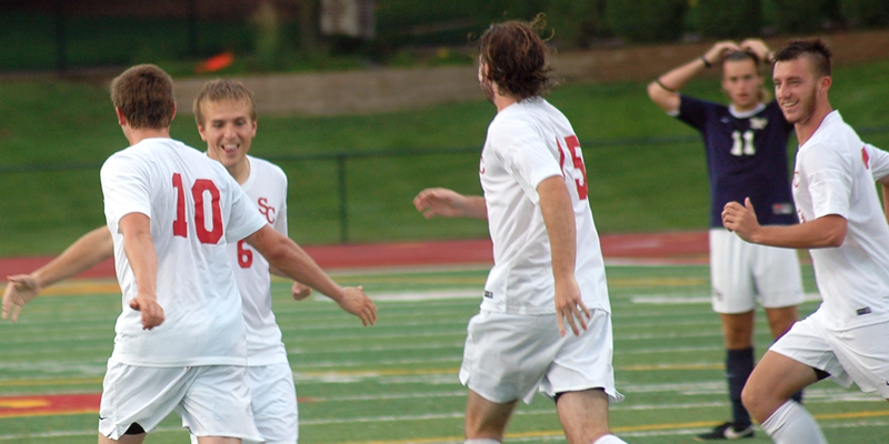 Men's soccer salvages opportunities in season-opening win