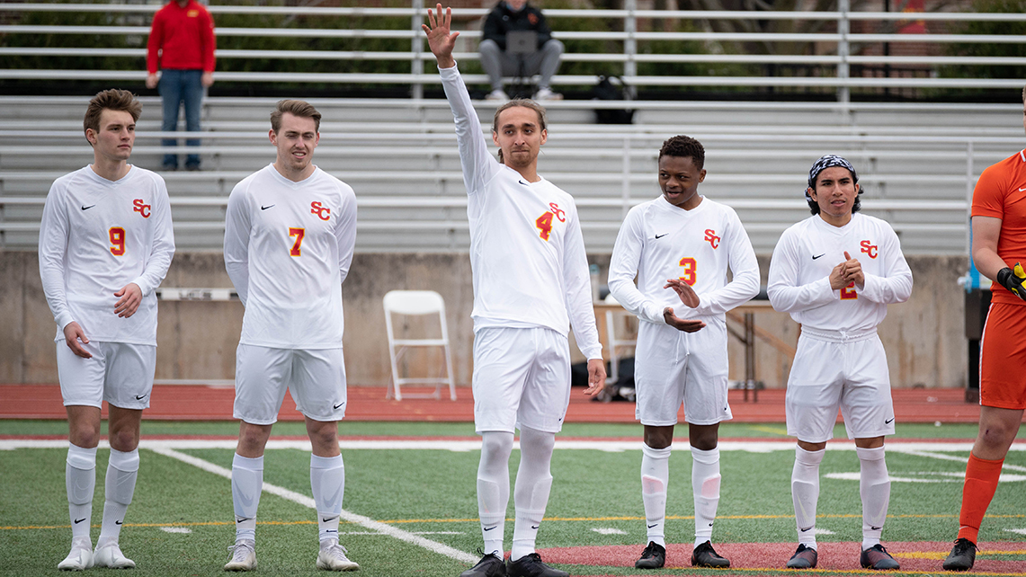 Junior Ricardo Ibarra (4). Photo by Corinne Thomas