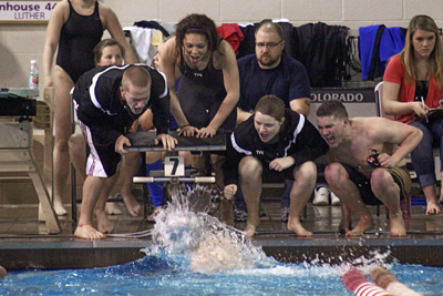 Storm swim teams turn heads at Liberal Arts Championships