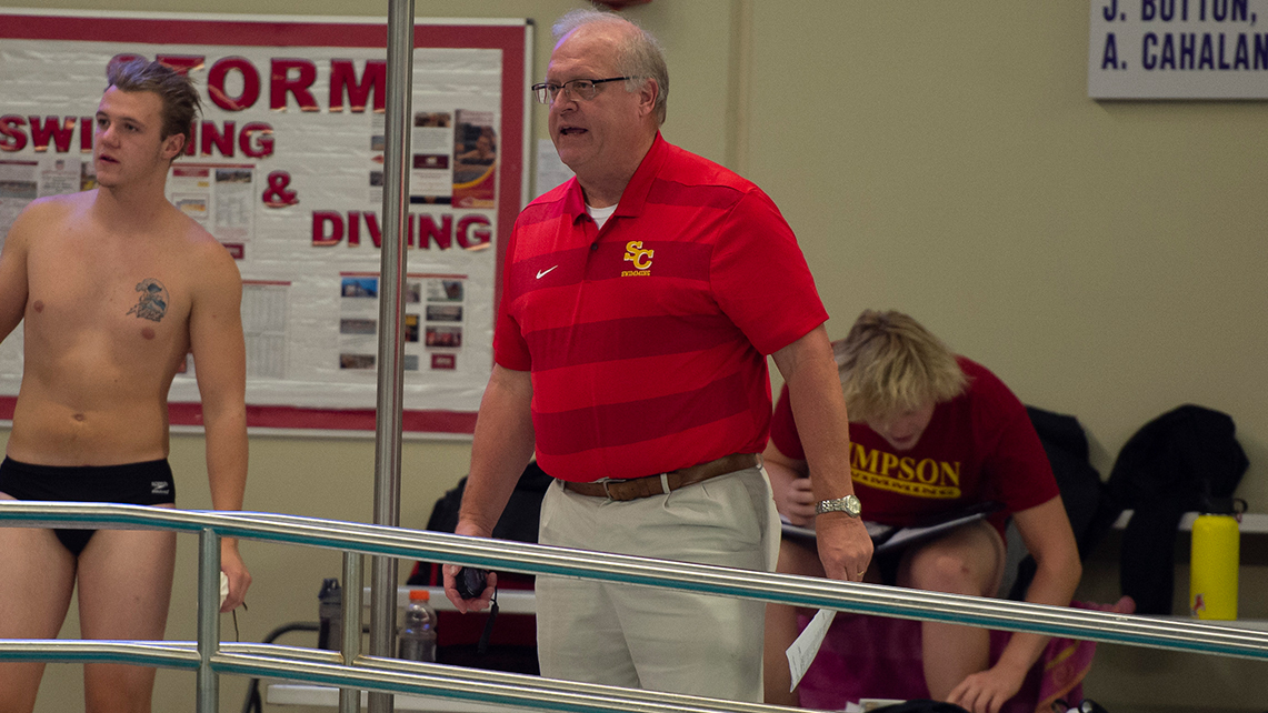 Simpson College announced today that Tom Caccia, head coach of the men&rsquo;s and women&rsquo;s swimming and diving program, will retire from coaching.