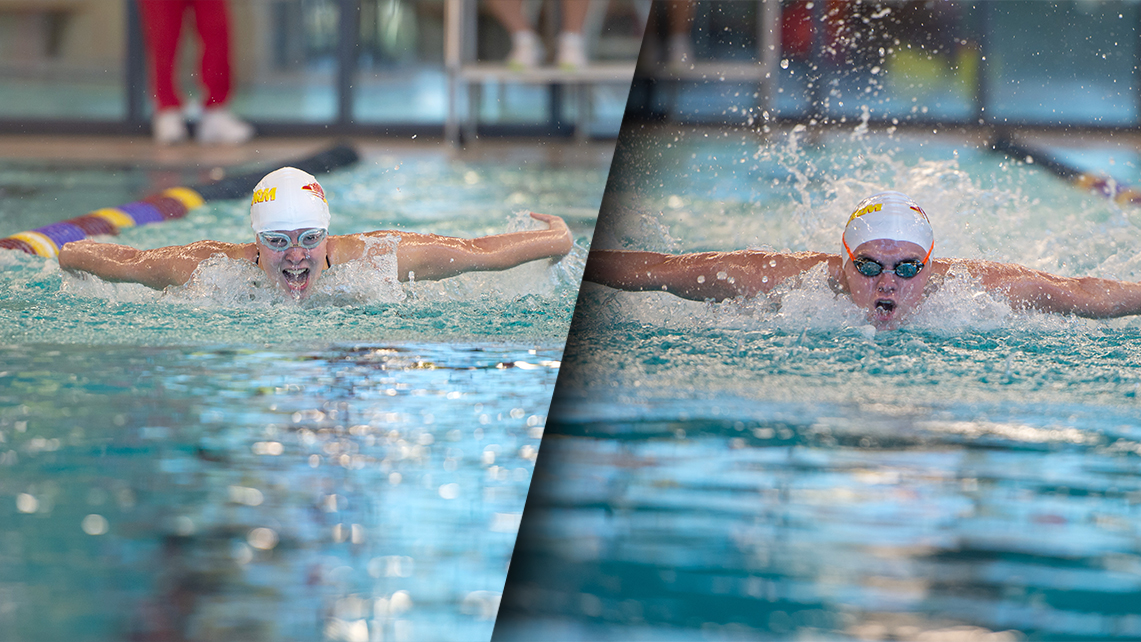 Katie Oosterhuis (L) and Jay Ceperley (R)