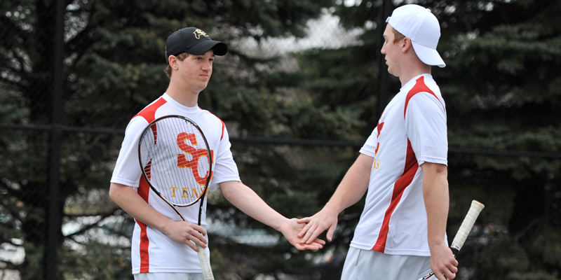Simpson falters in singles, loses to Concordia