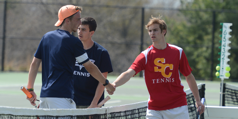 Men's tennis reaches milestone in win over Buena Vista