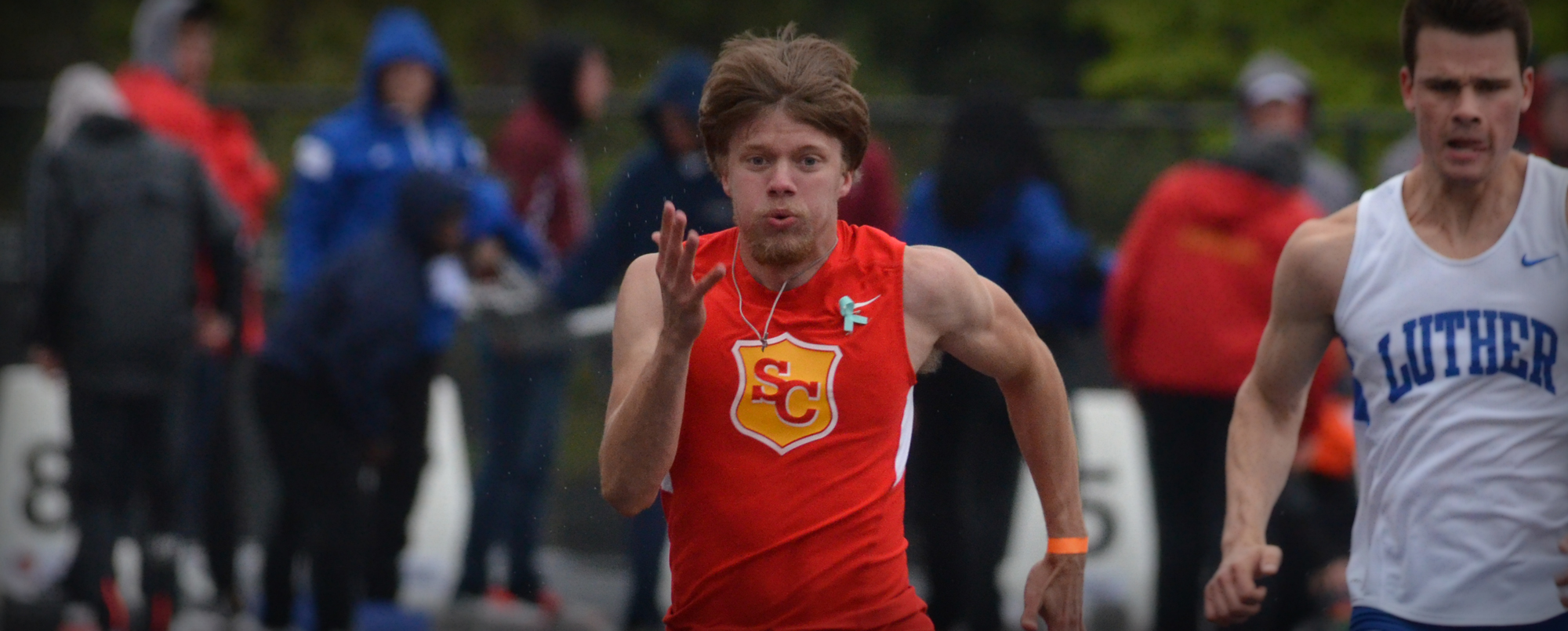 Sophomore sprinter Emmitt Wheatley