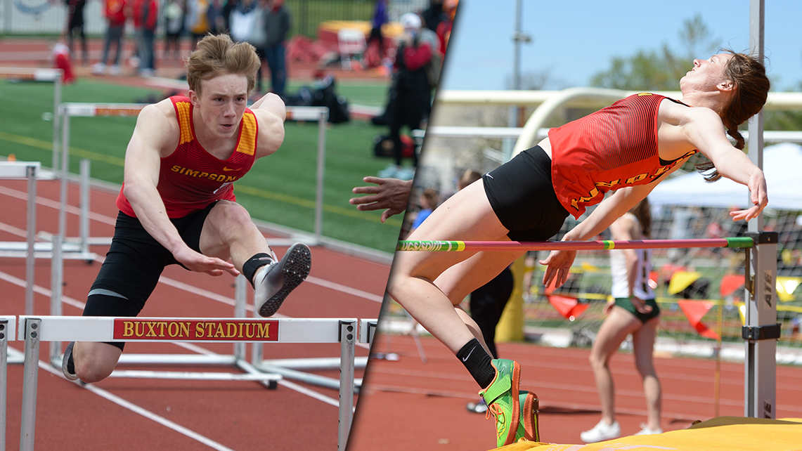 Sophomore Max Cleveland and senior Jamie Glanz