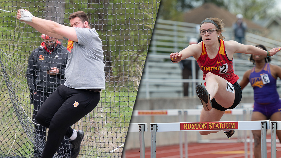 Senior Mac Roush and freshman Audrey Arnold