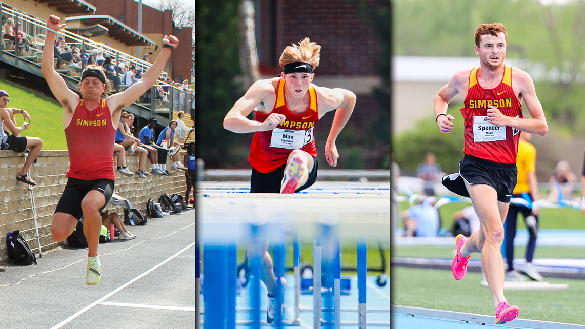 Left to right: Carter Berkey, Max Cleveland, and Spencer Moon