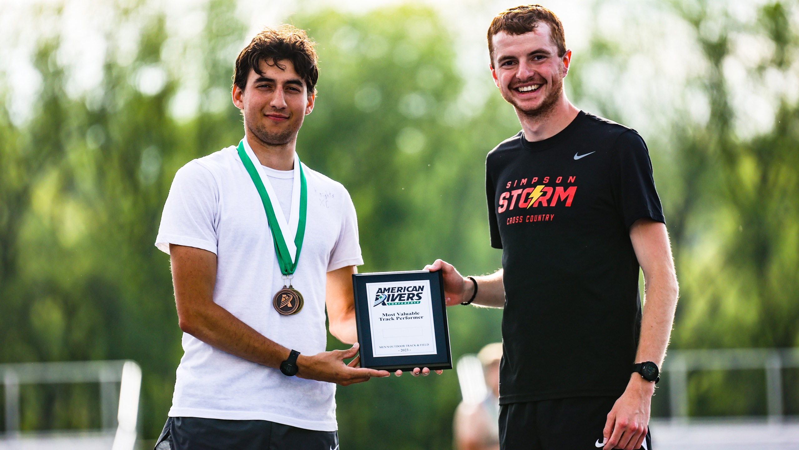 On right, Junior Spencer Moon (photo by Kylie Macziewski)