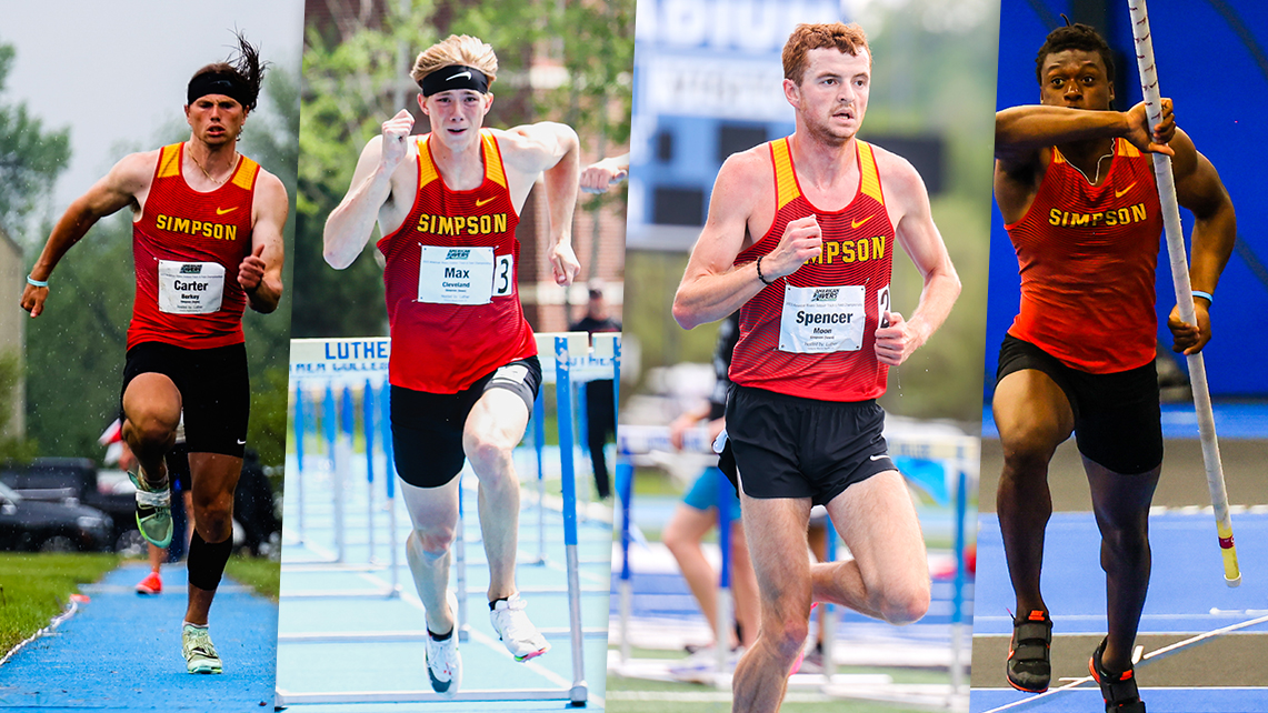 Left to right: Carter Berkey, Max Cleveland, Spencer Moon, and Ulysses Patterson