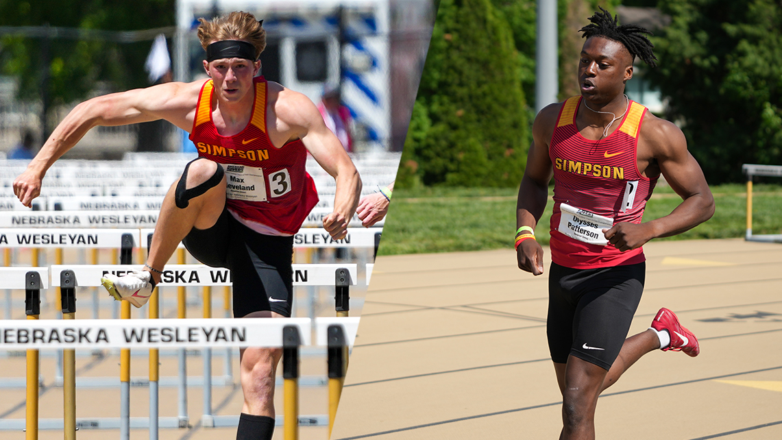 Seniors Max Cleveland (left) and Ulysses Patterson (right). Photos courtesy from NWU Athletics.