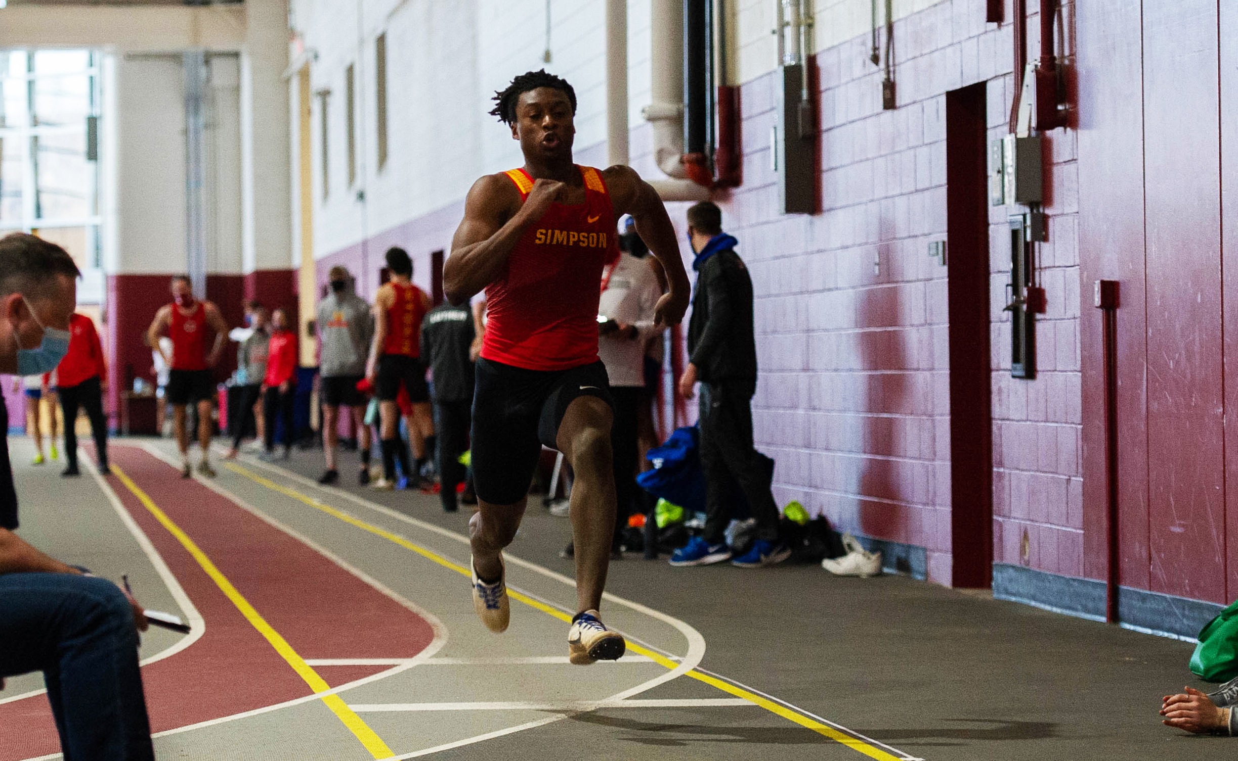Senior Ulysses Patterson (photo by Corinne Thomas)