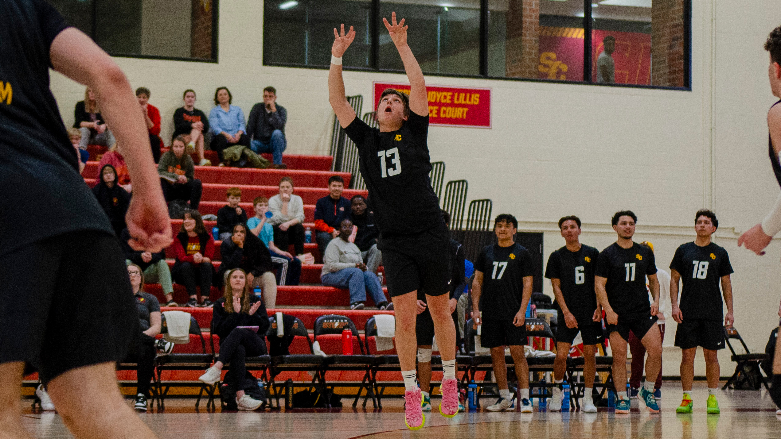Senior Treye Teske (photo by Morgan Rosenbeck)