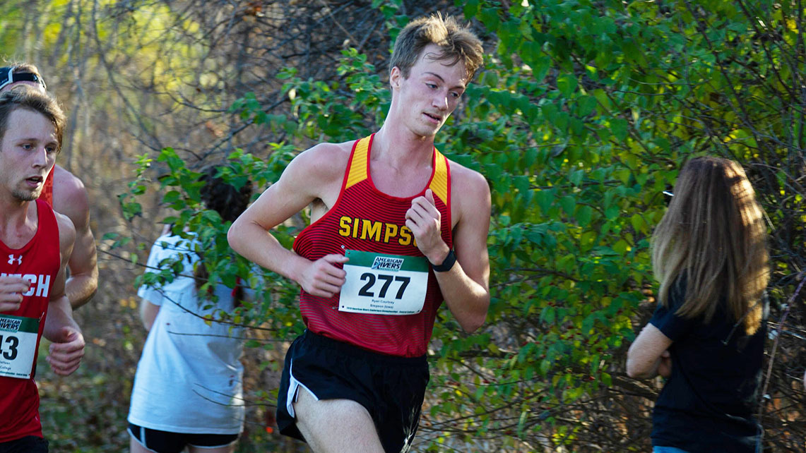 Senior Ryan Courtney (photo by Corrine Thomas)