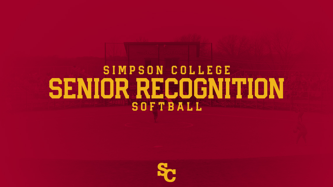 Simpson softball recognizes senior quartet