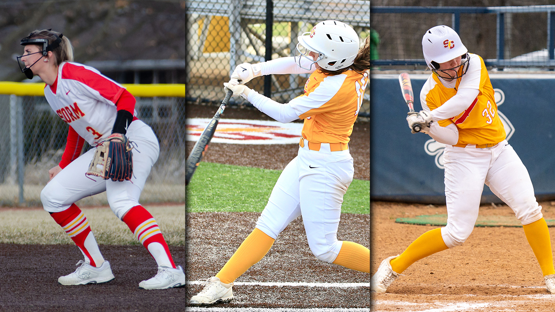 Left to right: Alexis Ehlers, Ashlyn Steen, and Maddie Luderman