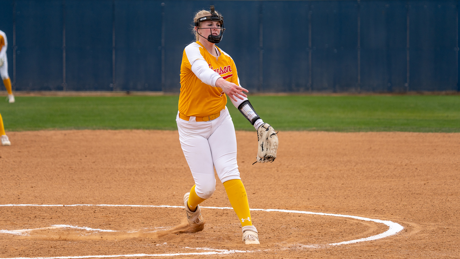 Senior Taryan Barrick-Wessels (photo by Mike Matthews)