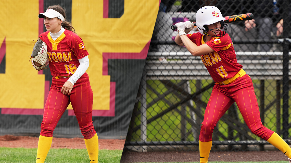 Sophomores Ashlyn Steen (left) and Megan Heidelbauer (right). Photos by Chad Timm.