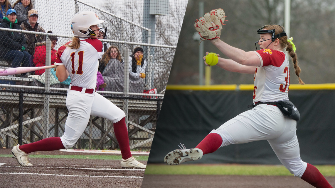 Megan Heidelbauer (L), Marina Cronin (R)