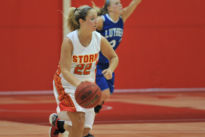 Storm beat Luther, win 11th in a row