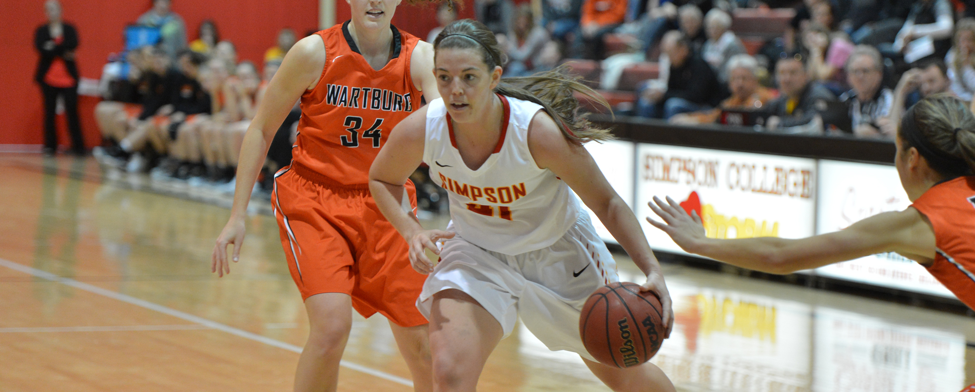 Britney Boland and the Storm travel to Iowa Wesleyan for a non-conference matchup Saturday, Dec. 17.