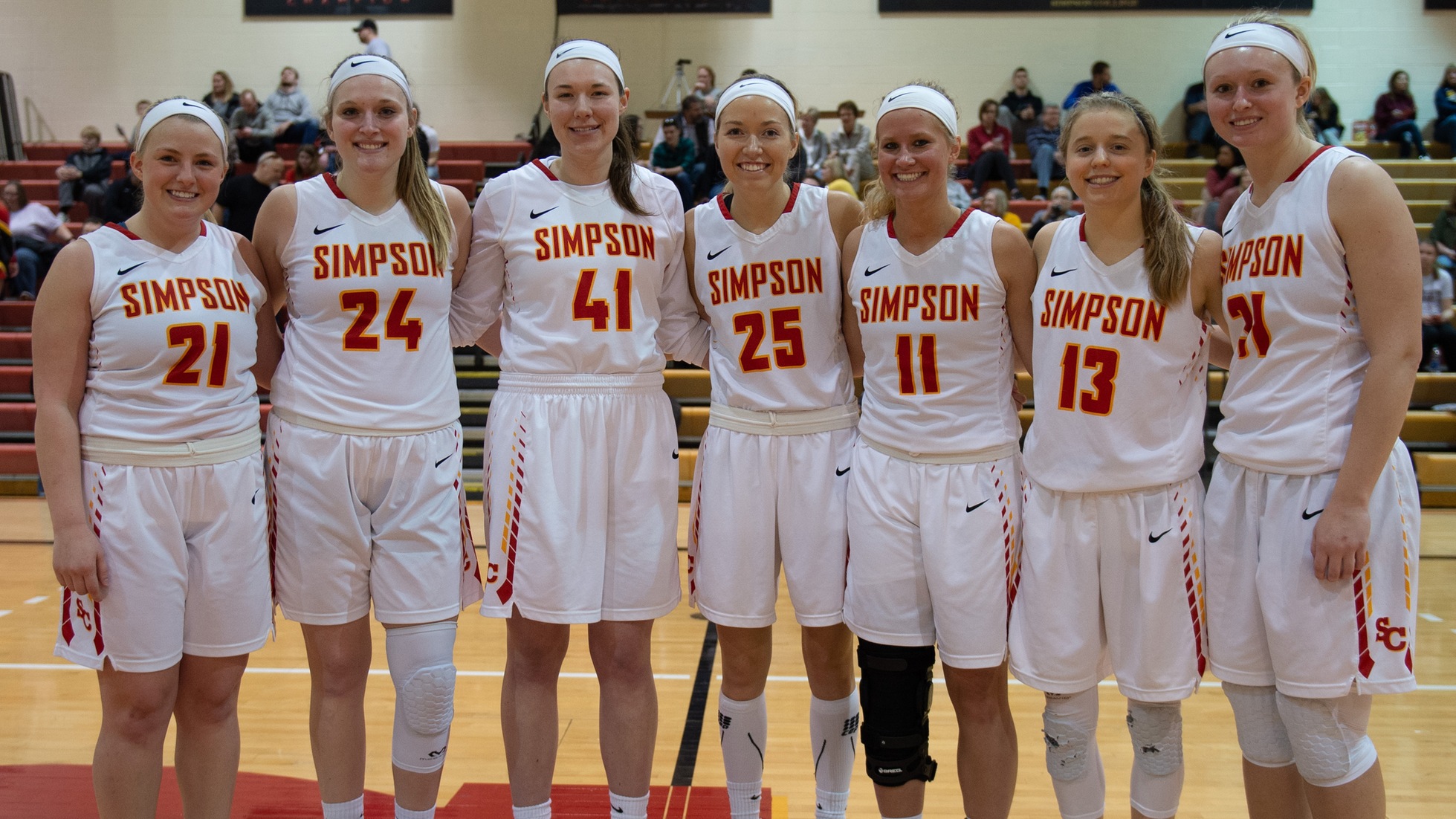 Maddie Glascock, Cassie Chubb, Jenna Taylor, Allyson Simpson, Megan Todd, Claire Johnson and Madie Bacon