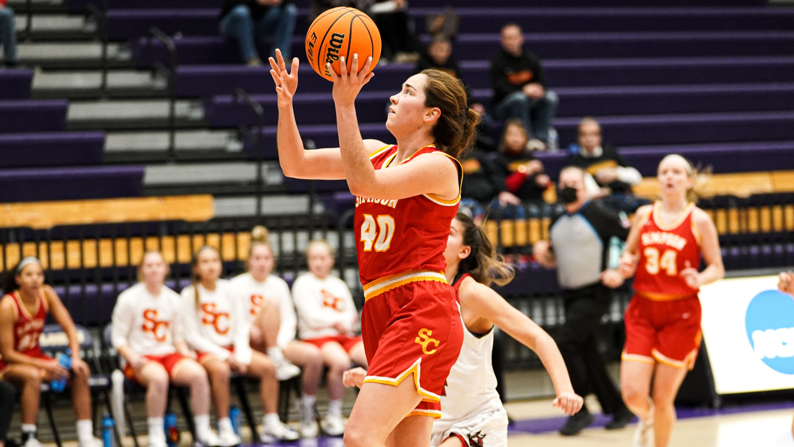 Senior Cameron Kincaid (photo by Loras Athletic Department)