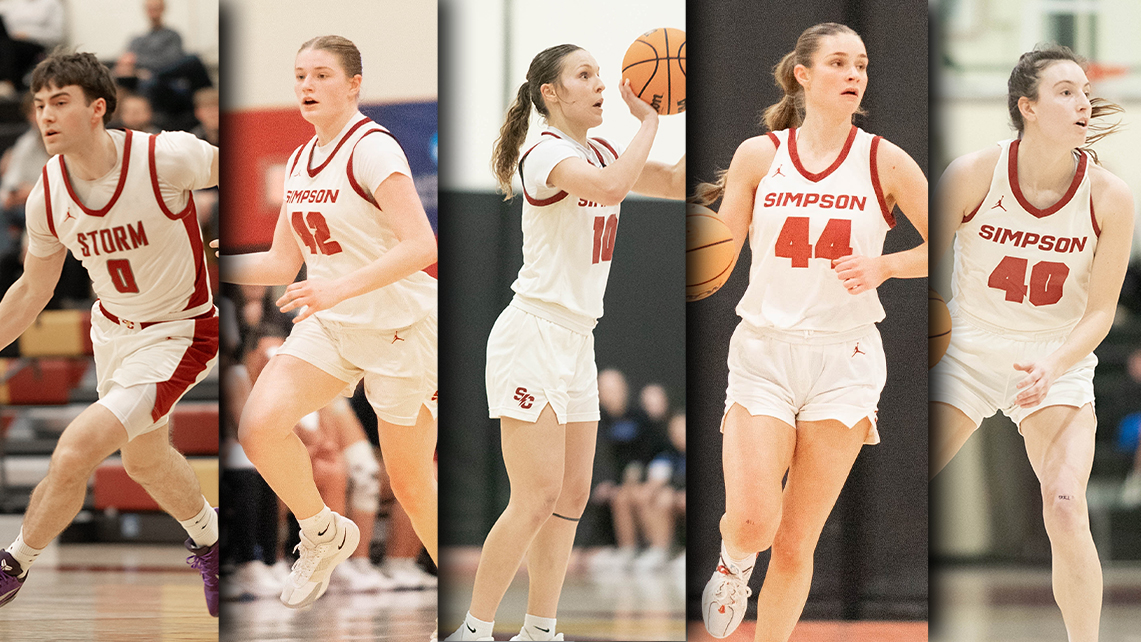 L to R: Jachin Mertes, Ella Anderson, Maddax DeVault, Taylor Hansen, Elle Street (photos by Addi Olson)
