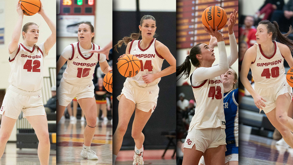 L to R: Ella Anderson, Maddax DeVault, Taylor Hansen, Keira McCormick, Elle Street (photos by Frank Novak)