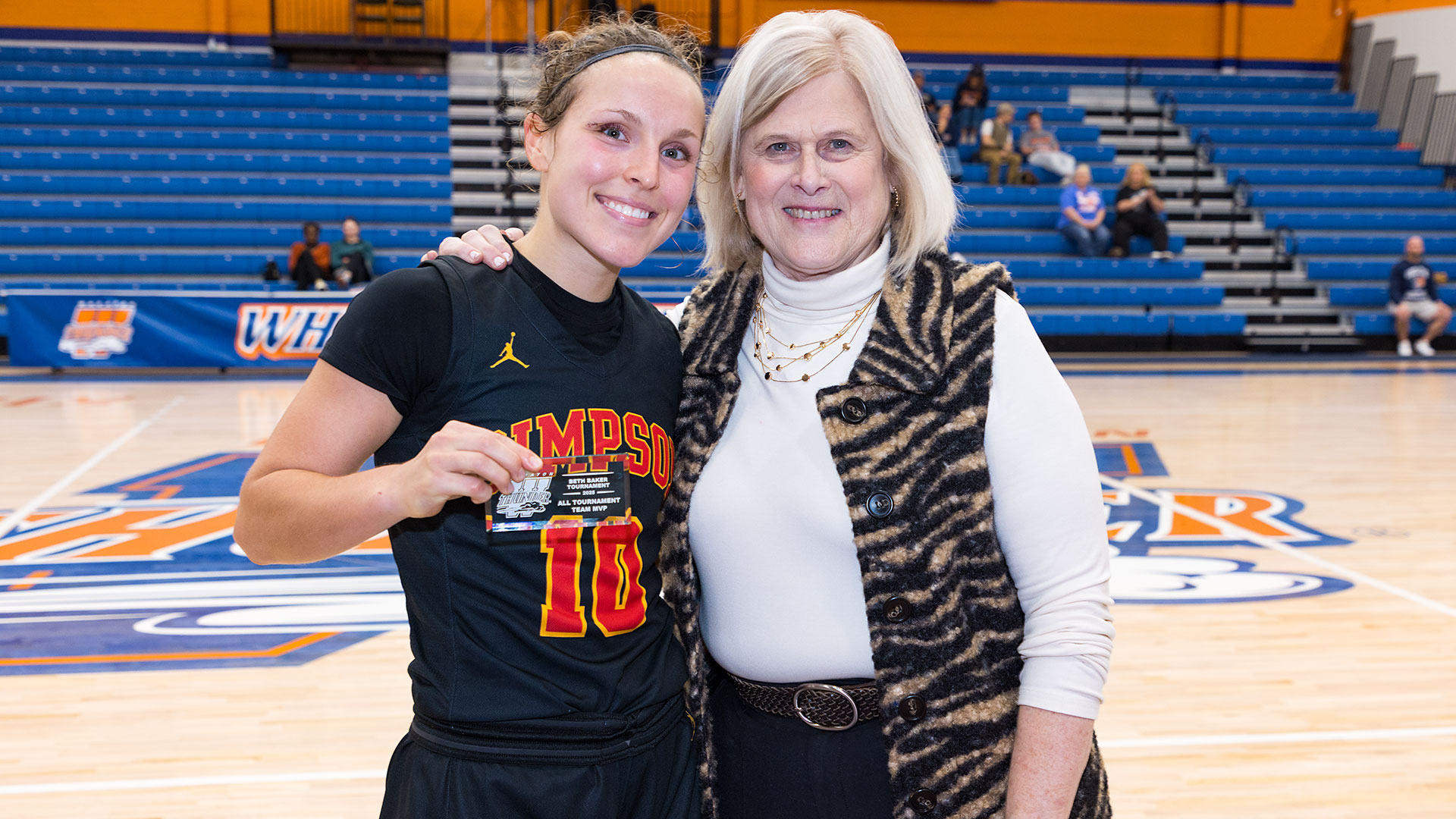 Maddax DeVault named Beth Baker Classic MVP (photo courtesy of Wheaton Athletics)