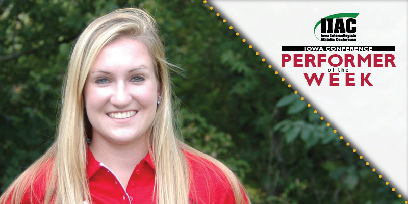 Gaffney named IIAC Performer of the Week